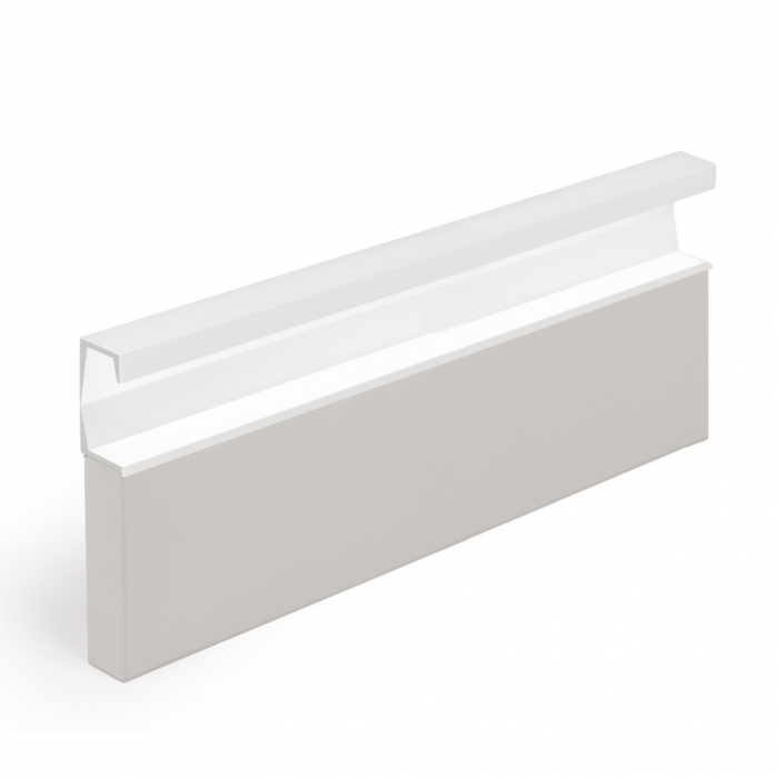 Maner pentru mobila Six, finisaj alb mat texturat, L:697 mm [6]