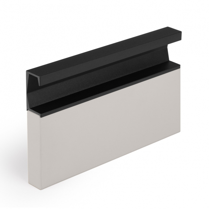 Maner pentru mobila Six, finisaj negru lava texturat, L:247 mm [6]