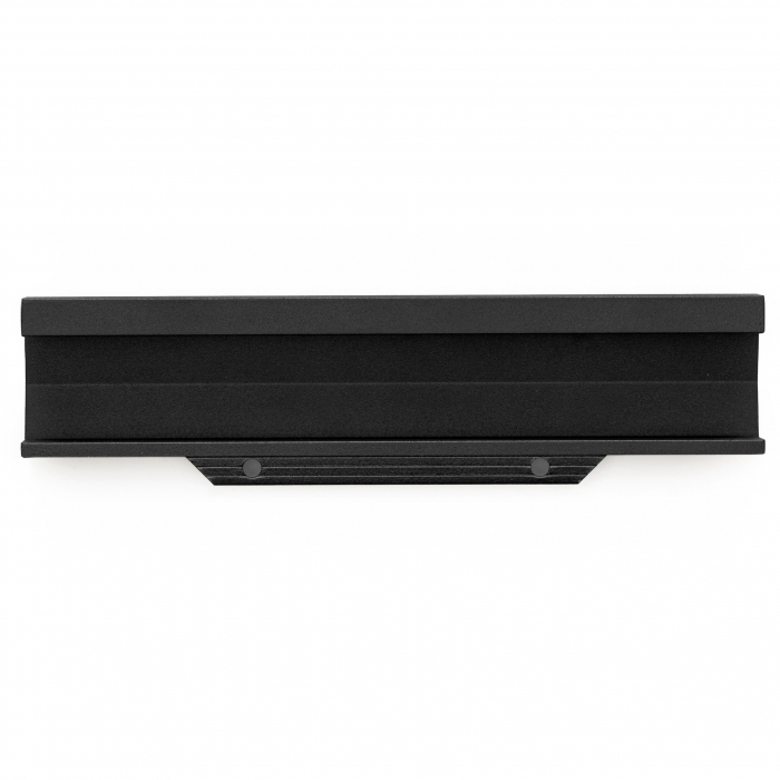 Maner pentru mobila Six, finisaj negru lava texturat, L:347 mm [2]