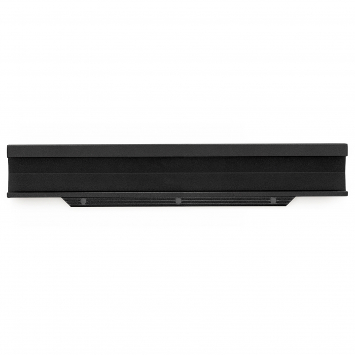 Maner pentru mobila Six, finisaj negru lava texturat, L:397 mm [2]