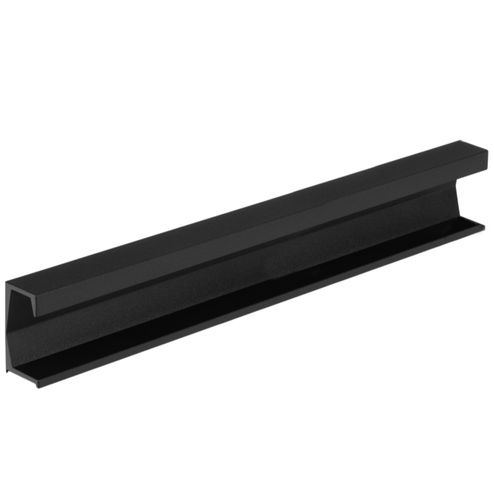 Maner pentru mobila Six, finisaj negru lava texturat, L:397 mm [1]