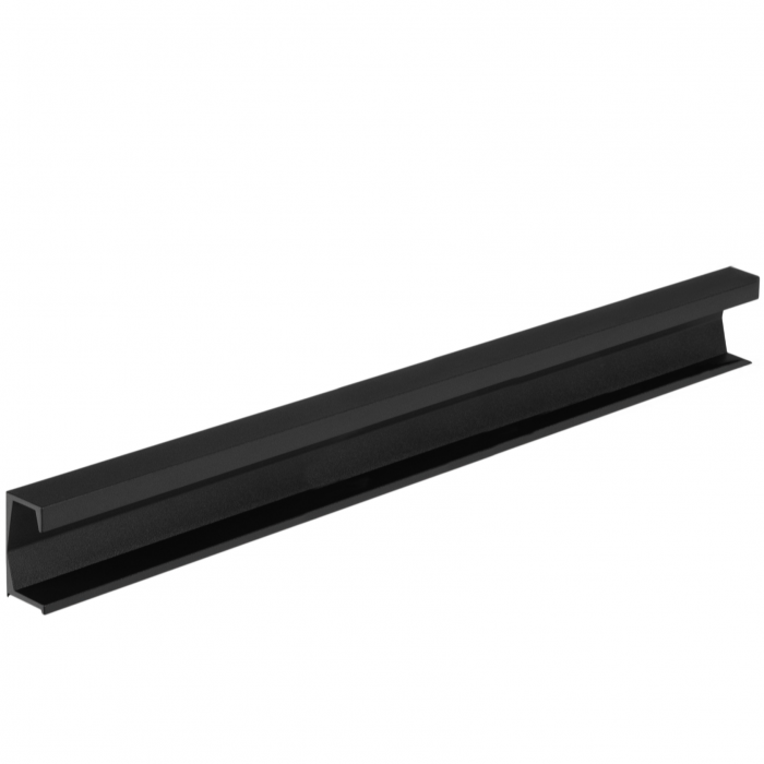 Maner pentru mobila Six, finisaj negru lava texturat, L:597 mm [1]