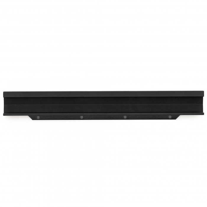 Maner pentru mobila Six, finisaj negru lava texturat, L:597 mm [2]