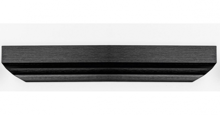 Maner pentru mobila Skala, finisaj negru periat, L 350 mm [2]