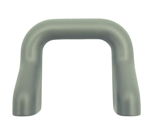 Maner pentru mobila Soft, finisaj gri muschi, L 40 mm [2]
