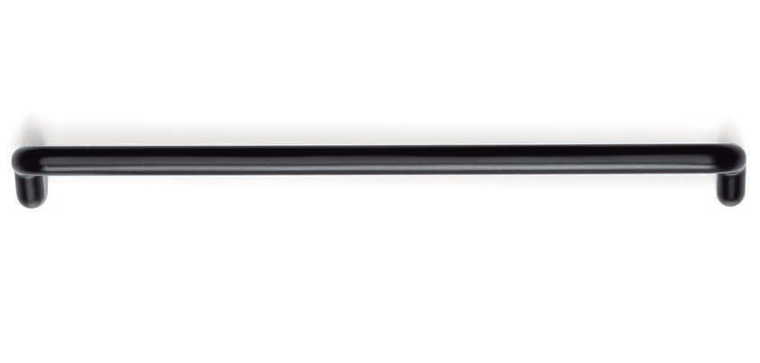 Maner pentru mobila Soft, finisaj negru mat, L 200 mm [5]