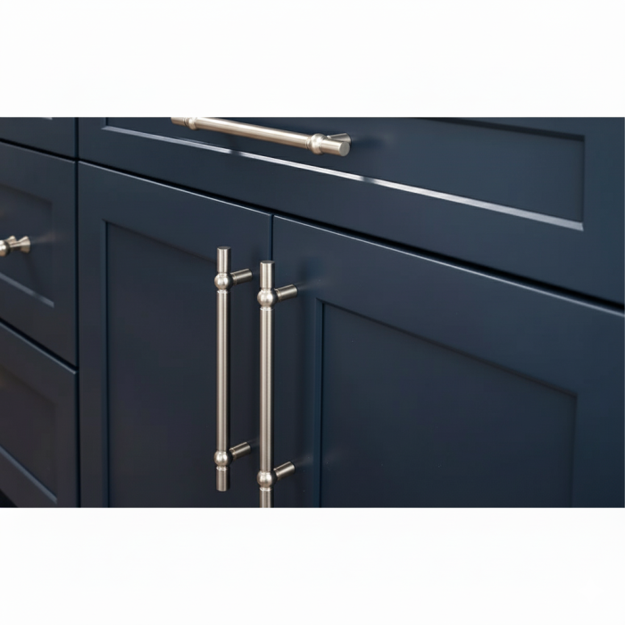 Maner pentru mobila Spheres, finisaj nichel periat, L:238 mm [3]