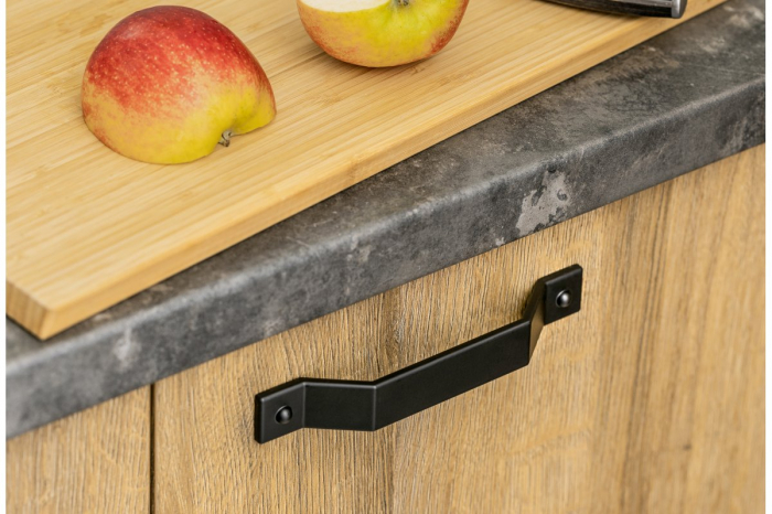 Maner pentru mobila Step, finisaj negru mat GT, L:185 mm [12]