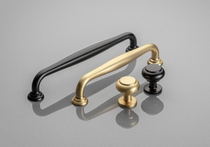 Maner pentru mobila Stilo, finisaj negru mat GT, L:147 mm [5]