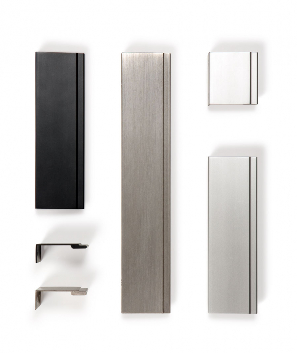 Maner pentru mobila Stratt, finisaj aluminiu, L:1100 mm [6]