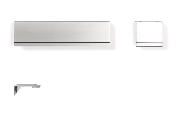 Maner pentru mobila Stratt, finisaj aluminiu, L:250 mm [3]