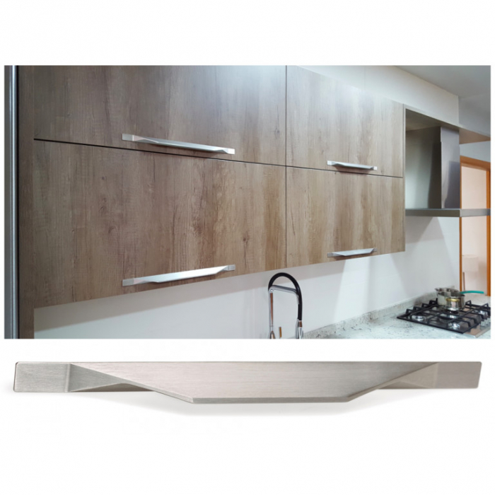 Maner pentru mobila Tamm, finisaj otel inoxidabil, L:240 mm [4]