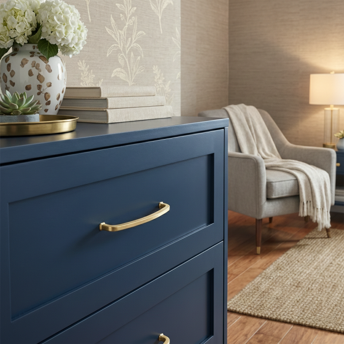 Maner pentru mobila Tiago, finisaj alama periata satin, L:170 mm [5]