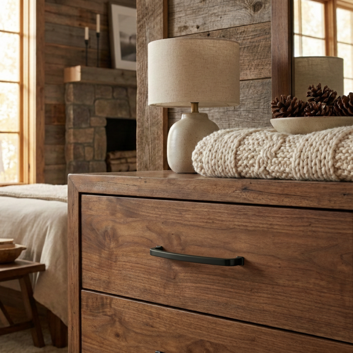 Maner pentru mobila Tiago, finisaj negru mat, L:138 mm [3]