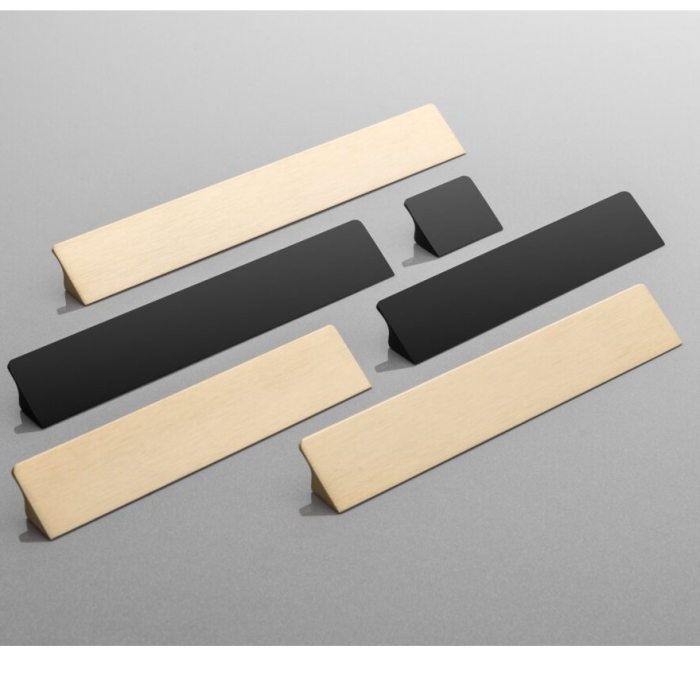 Mâner pentru mobilă Tiros GTV, auriu deschis periat, L: 1200 mm [3]