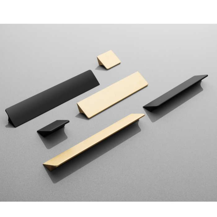 Mâner pentru mobilă Tiros GTV, auriu deschis periat, L: 220 mm [4]