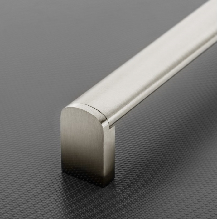 Maner pentru mobila UZ-682, finisaj otel periat GT, L:136 mm [2]