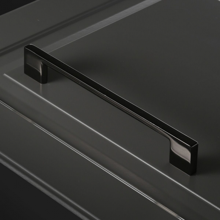 Maner pentru mobila Uzo, finisaj crom negru GT, L:352 mm [4]