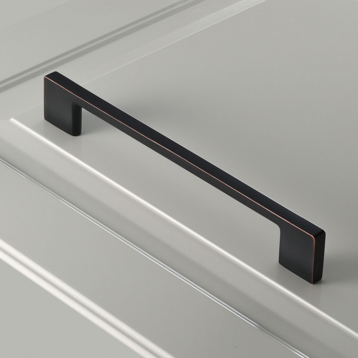 Maner pentru mobila Uzo, finisaj cupru antichizat, L:160 mm [3]