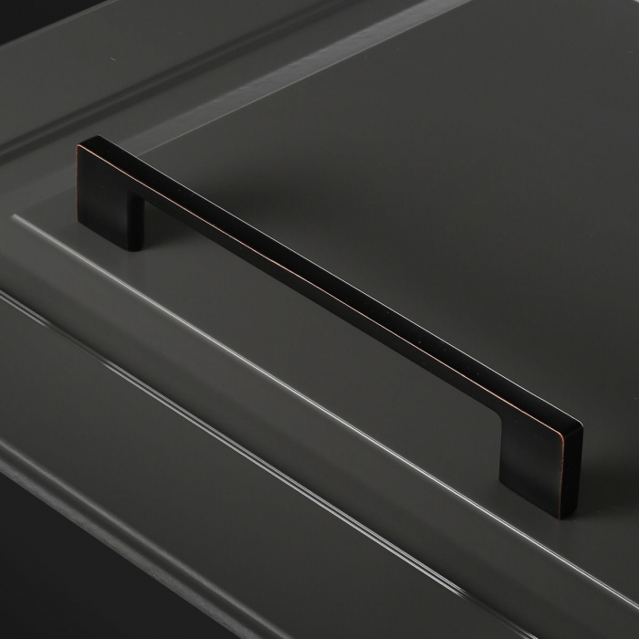 Maner pentru mobila Uzo, finisaj cupru antichizat GT, L:288 mm [4]