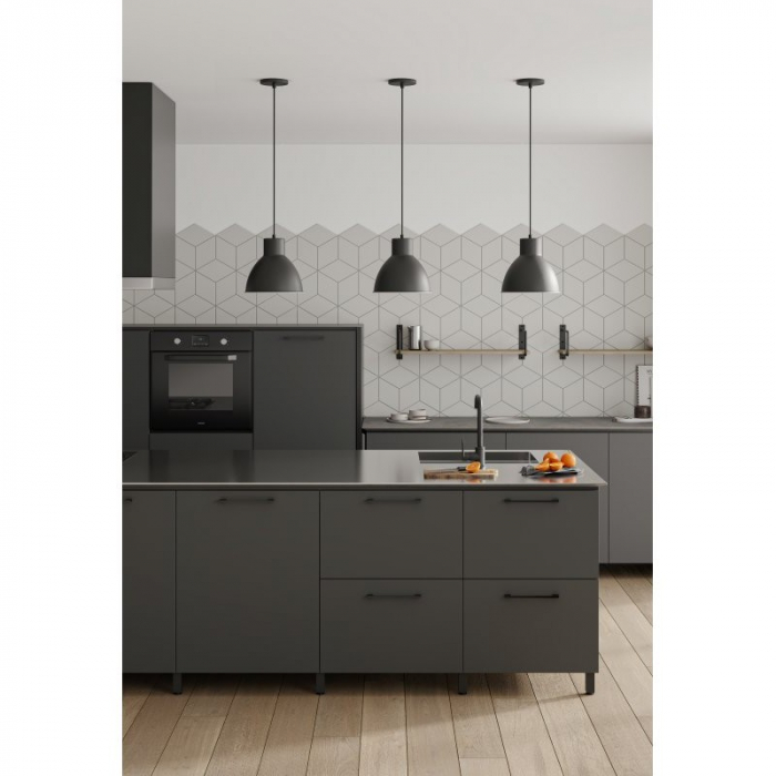 Maner pentru mobila Uzo, finisaj negru GT, L:352 mm [2]