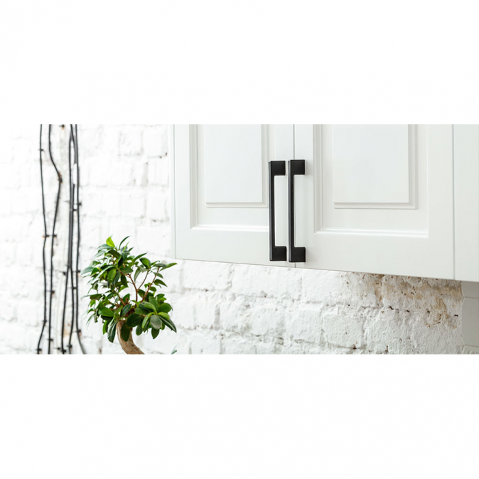 Maner pentru mobila Uzo, finisaj negru mat GT, L:224 mm [5]