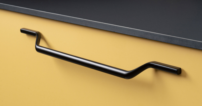 Maner pentru mobila Valley, finisaj negru mat, L: 223 mm [3]