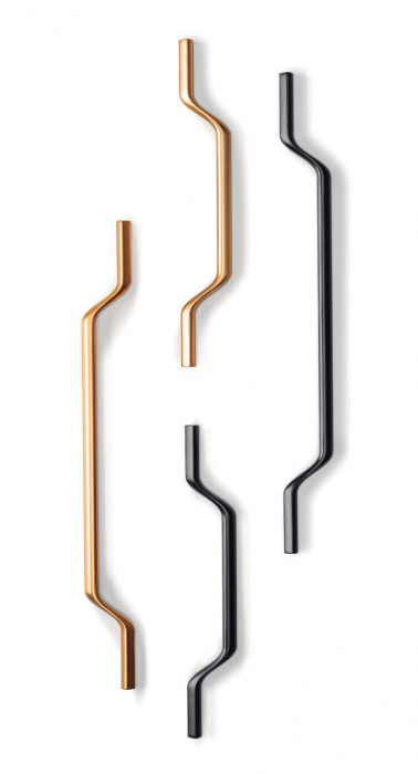 Maner pentru mobila Valley, finisaj negru mat, L: 223 mm [2]