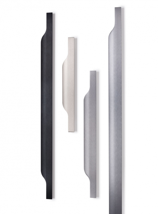 Maner pentru mobila Vector, finisaj gri periat, L:397 mm [6]