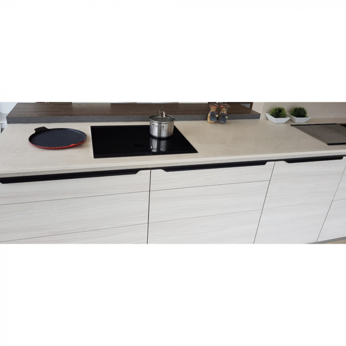 Maner pentru mobila Vector, finisaj negru periat, L:147 mm [4]