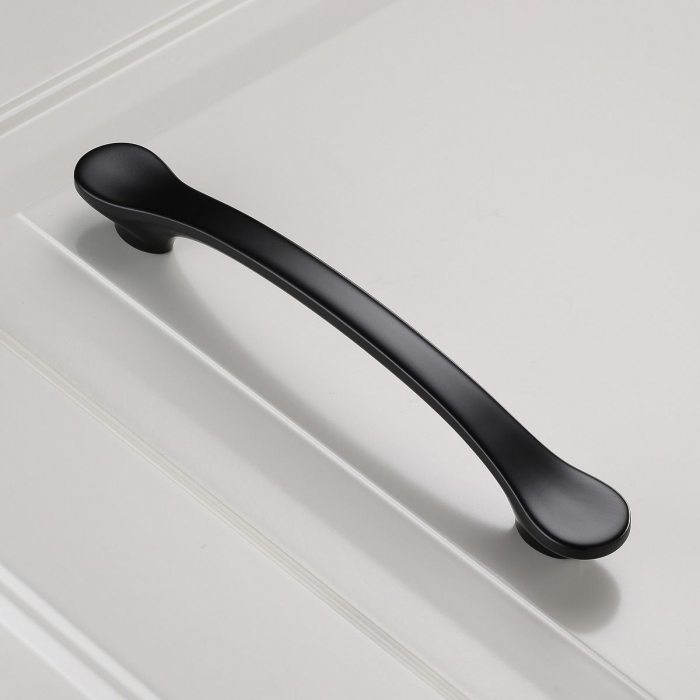 Maner pentru mobila Venice, finisaj negru mat GT, L:165 mm [4]