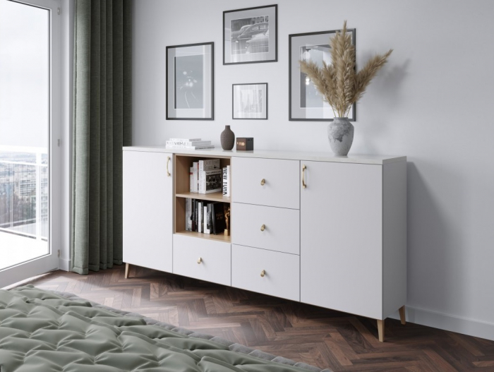 Maner pentru mobila Venice, finisaj sampanie GT, L:165 mm [5]