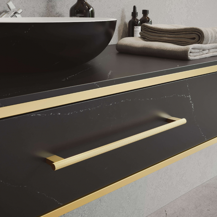 Maner pentru mobila Veteo, finisaj auriu, L:512 mm [4]