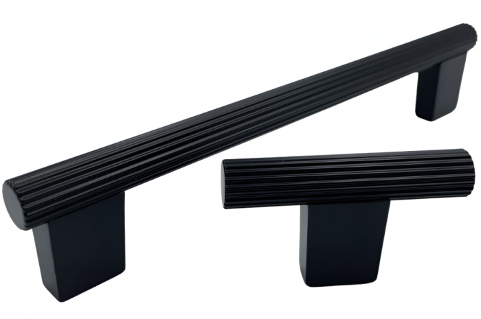 Maner pentru mobila Veteo, finisaj negru grafit, L:60 mm [4]