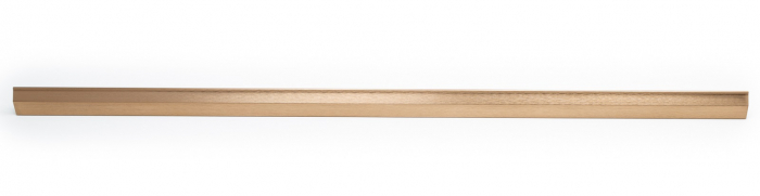 Maner pentru mobila Wing, finisaj alama cava periata, L:1200 mm [2]