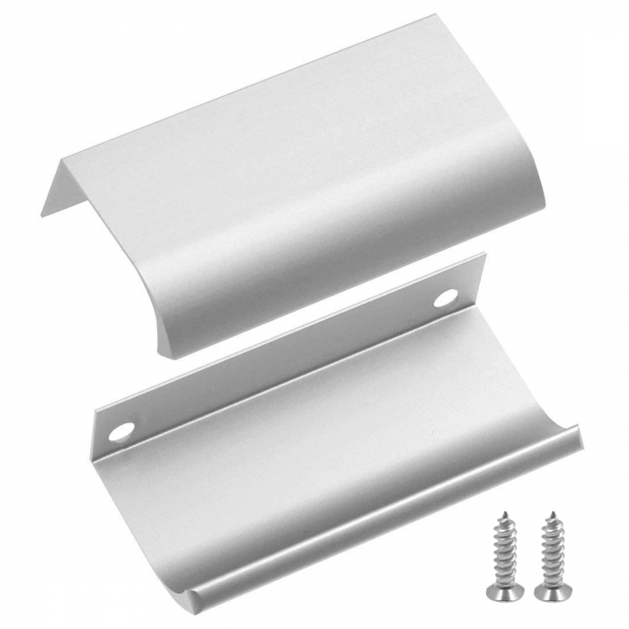 Maner pentru mobila Zelda, finisaj aluminiu, L:150 mm [2]