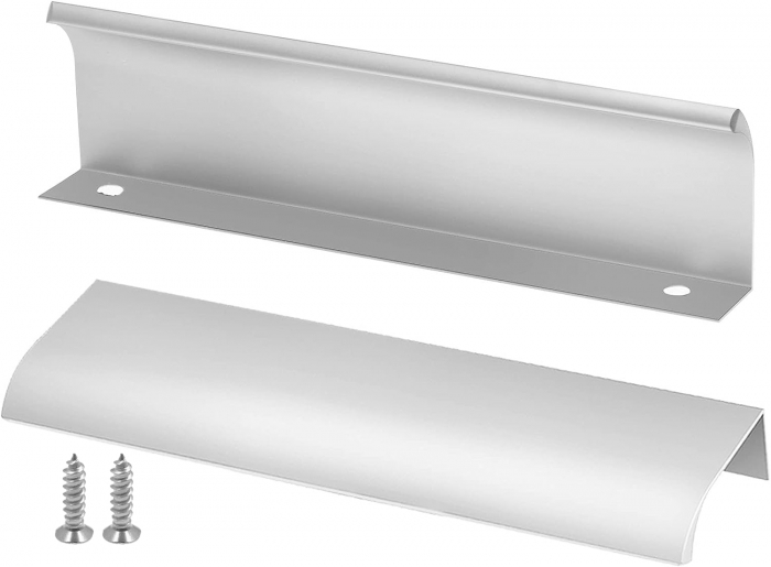 Maner pentru mobila Zelda, finisaj aluminiu, L:200 mm [2]