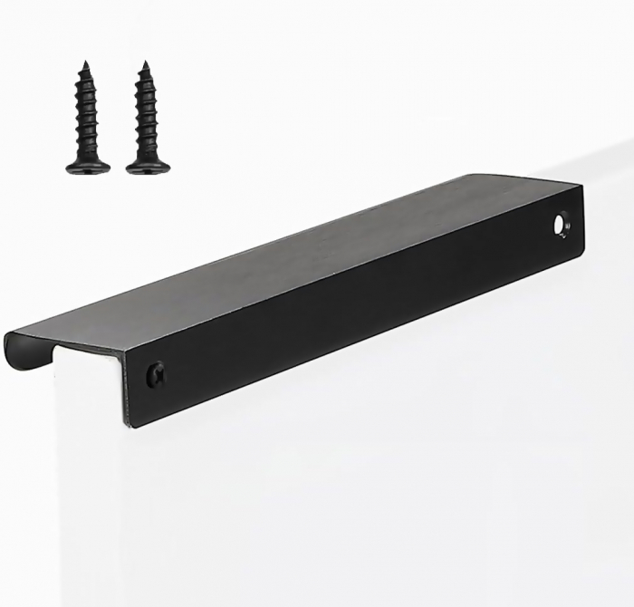 Maner pentru mobila Zelda, finisaj negru mat, L:250 mm [3]