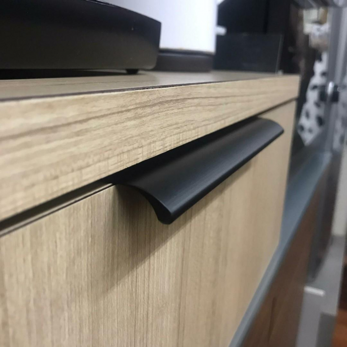 Maner pentru mobila Zelda, finisaj negru mat, L:250 mm [4]
