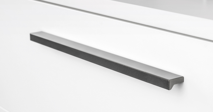Maner pentru mobilier Angle, finisaj gri metalizat, L: 400 mm [2]