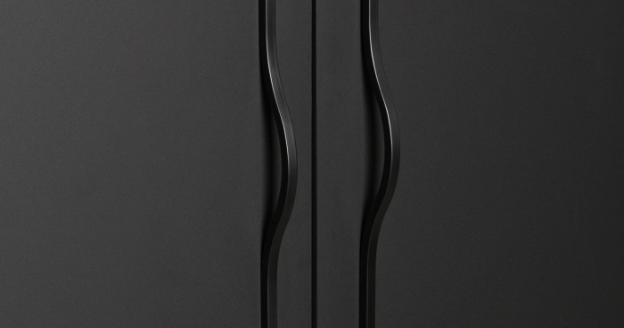 Maner pentru mobilier Brave, negru mat, L 1150 mm [2]