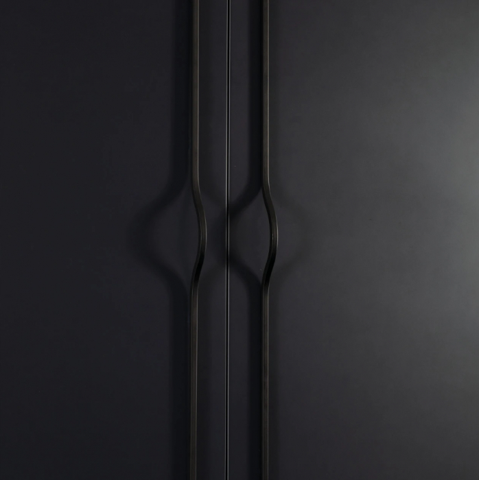 Maner pentru mobilier Brave negru mat, L= 600 mm [2]
