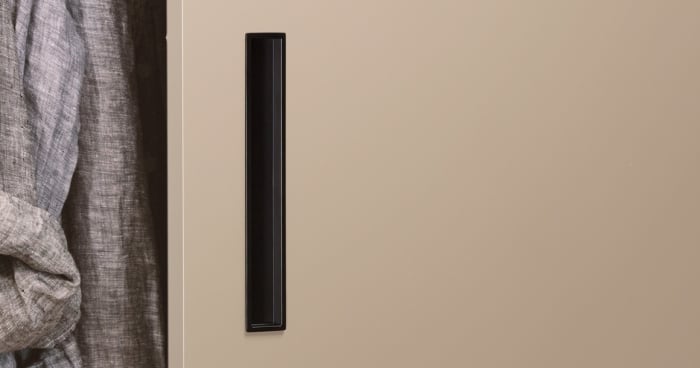 Maner pentru mobilier Cubic negru mat [1]