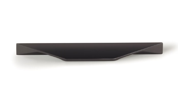 Maner pentru mobilier Cutt negru mat anodizat L: 200 mm [1]