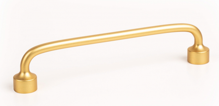 Maner pentru mobila Floid, finisaj auriu periat, L:143,6 mm [1]