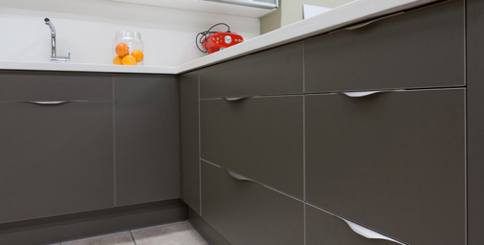 Maner pentru mobilier Noma, otel inoxidabil, L: 200 mm [2]