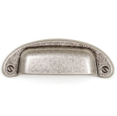 Maner pentru mobilier Petra, argint antichizat, L: 97 mm [5]