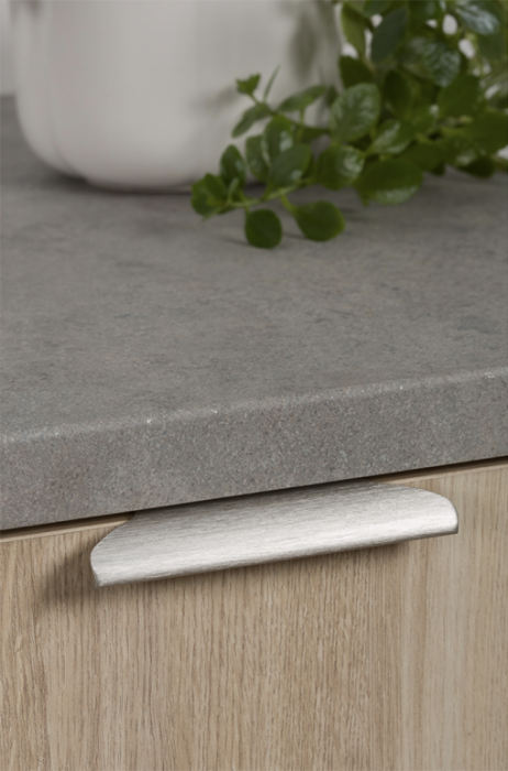 Maner pentru mobilier Ritta, otel inoxidabil, L:130 mm [4]