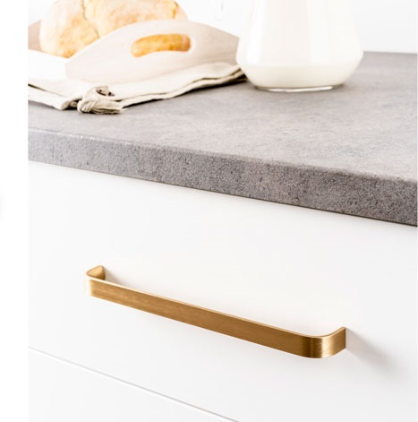 Maner pentru mobilier Sense Mini, finisaj alama shadow periata, L167 mm [5]