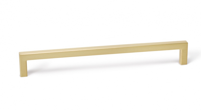 Maner pentru mobilier U, alama periata, L: 136,5 mm [3]